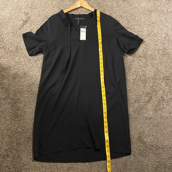 NWT. BCBG MaxAzria V-neck Black Dress - Picture 7 of 11